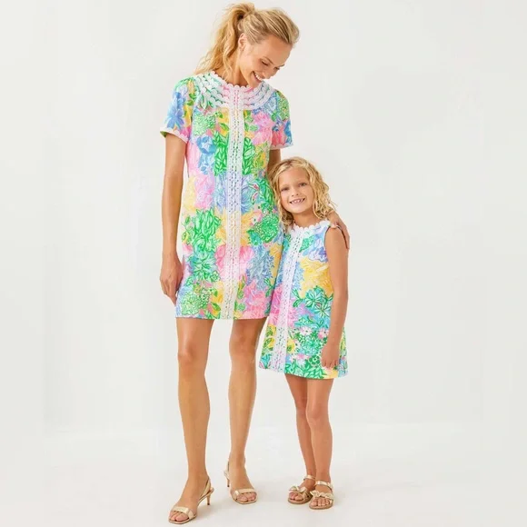 NWT Lilly Pulitzer Mila Short Sleeve Shift Dress